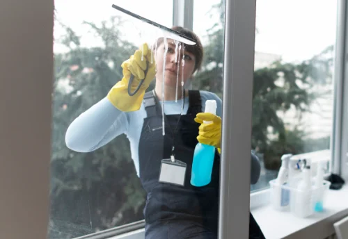 Nettoyage de vitres intérieures et extérieures à Locoal-Mendon
